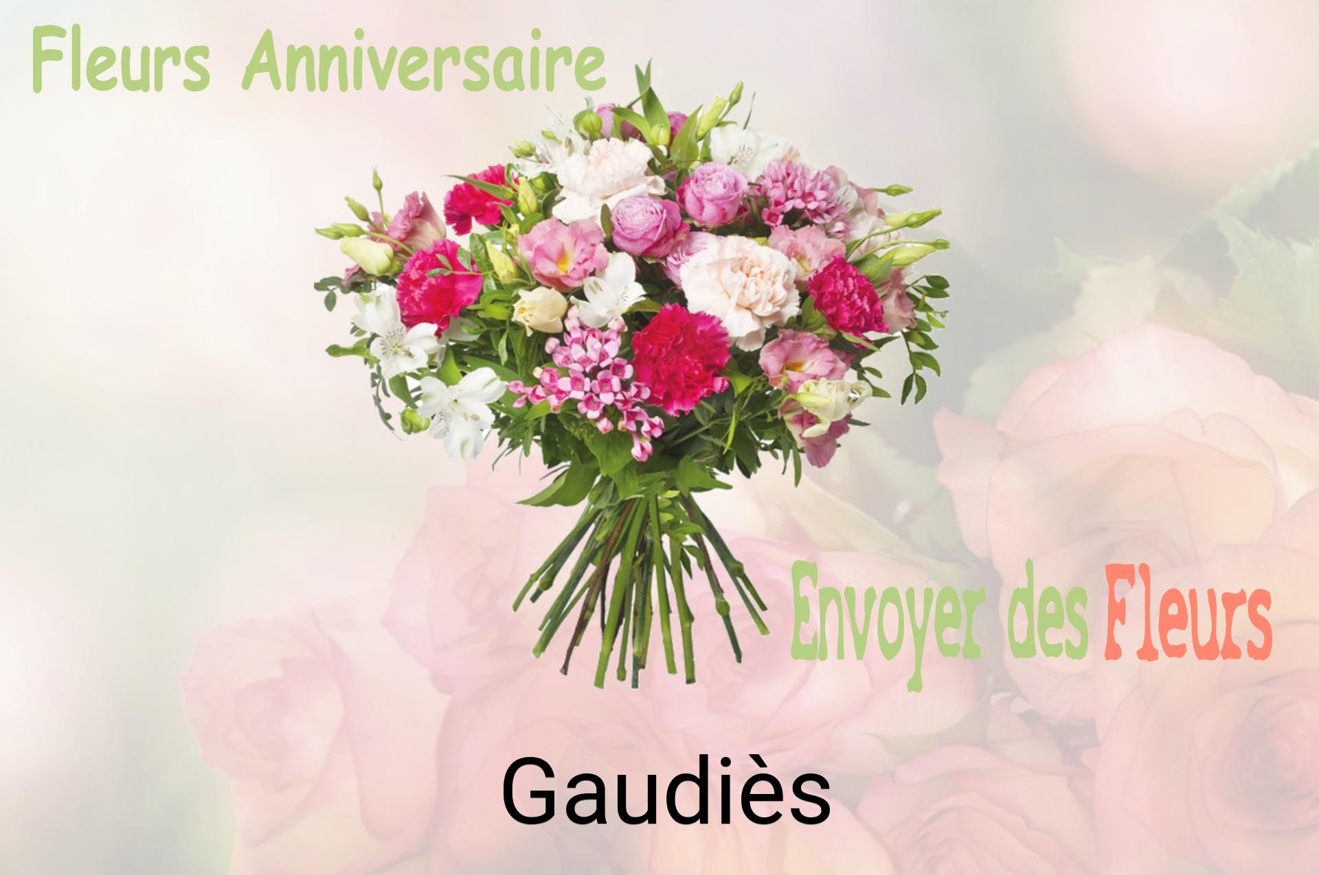 Bouquet de fleurs d’anniversaire livré à Gaudiès